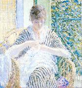 Frieseke, Frederick Carl On the Balcony oil